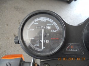 yamaha ybr 125 km saati