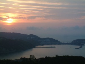 Amasra'da güneş batıyor