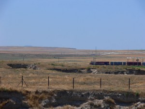 bozkırda tren