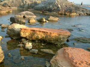 pink rocks